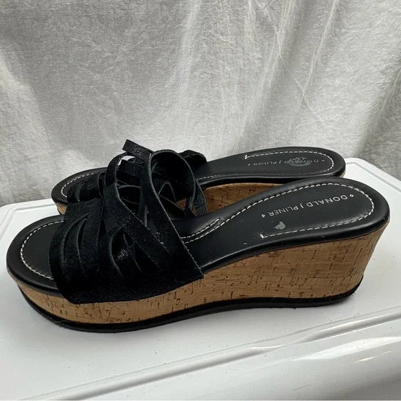 Donald J. Pliner Women's Sheena 2 Cork Platform Wedge Sandals 7.5 - Picture 6 of 11